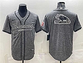 Men's Denver Broncos Gray Team Big Logo With Patch Cool Base Stitched Baseball Jersey,baseball caps,new era cap wholesale,wholesale hats